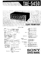 Sony TAE-5450 - Service Manual 
